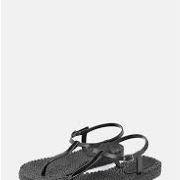 Ilse Jacobsen Hornbaek Cheerful Sleek Black Flip Flop Sandals - Picture 1 of 10